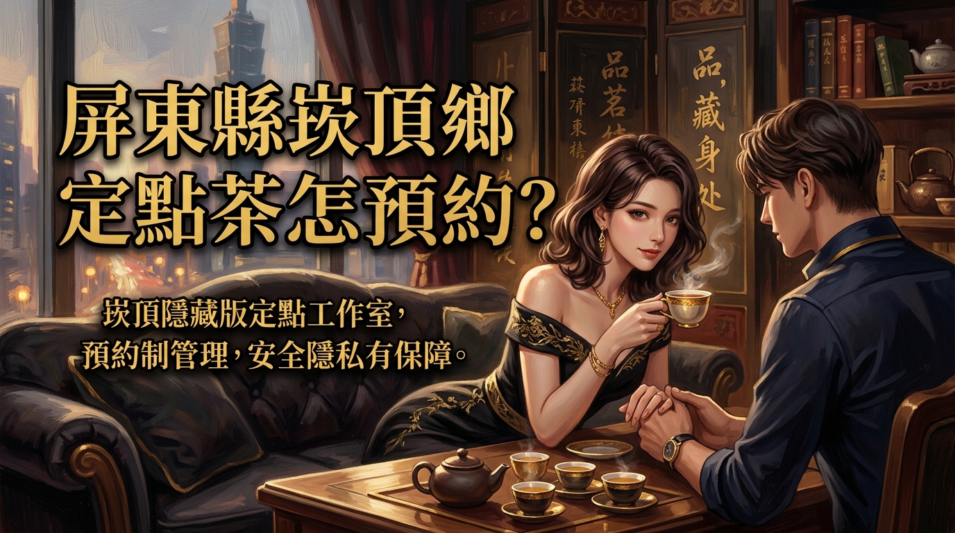 屏東縣崁頂鄉定點茶怎麼預約？ 崁頂隱藏版定點工作室，預約制管理，安全隱私有保障。