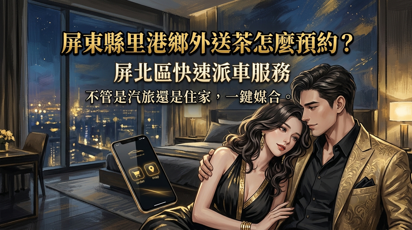 屏東縣里港鄉外送茶怎麼預約？ 屏北區快速派車服務，不管是汽旅還是住家，一鍵媒合。