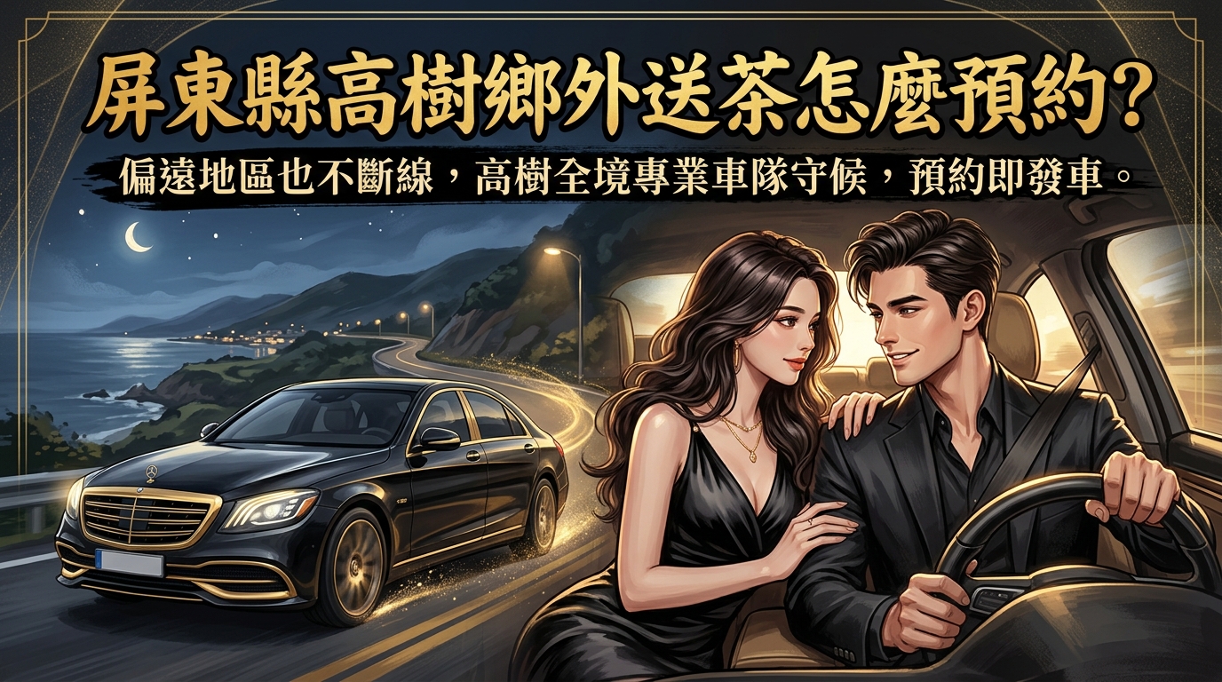 屏東縣高樹鄉外送茶怎麼預約？ 偏遠地區也不斷線，高樹全境專業車隊守候，預約即發車。