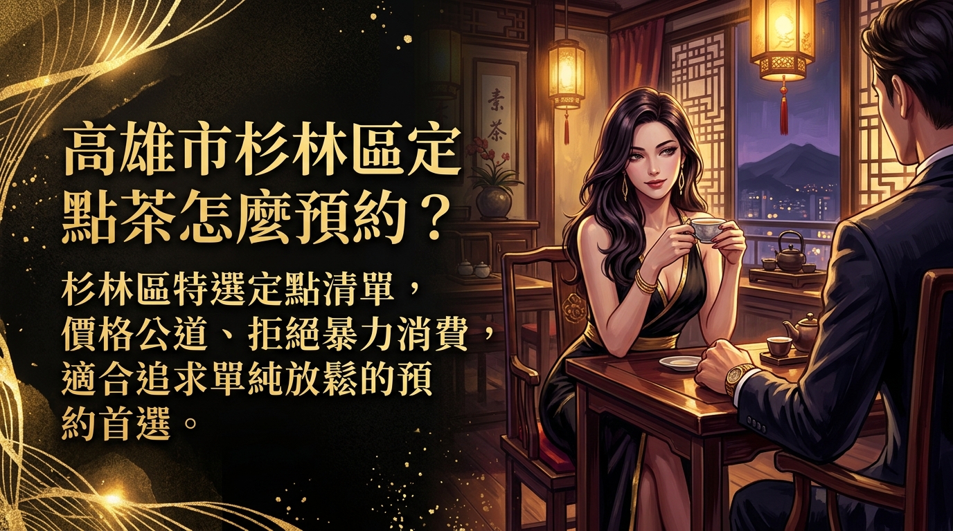 高雄市杉林區定點茶怎麼預約？ 杉林區特選定點清單，價格公道、拒絕暴力消費，適合追求單純放鬆的預約首選。