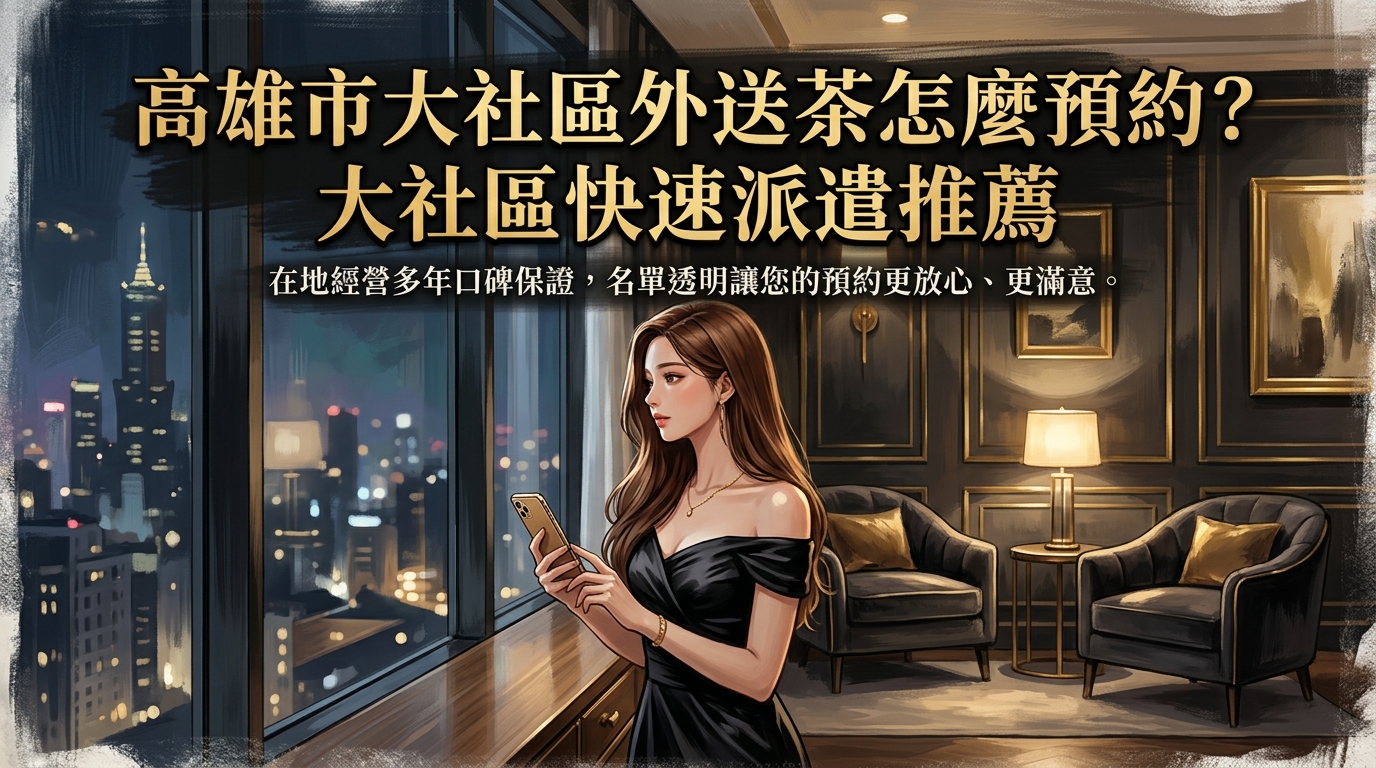 高雄市大社區外送茶怎麼預約？ 大社區快速派遣推薦，在地經營多年口碑保證，名單透明讓您的預約更放心、更滿意。