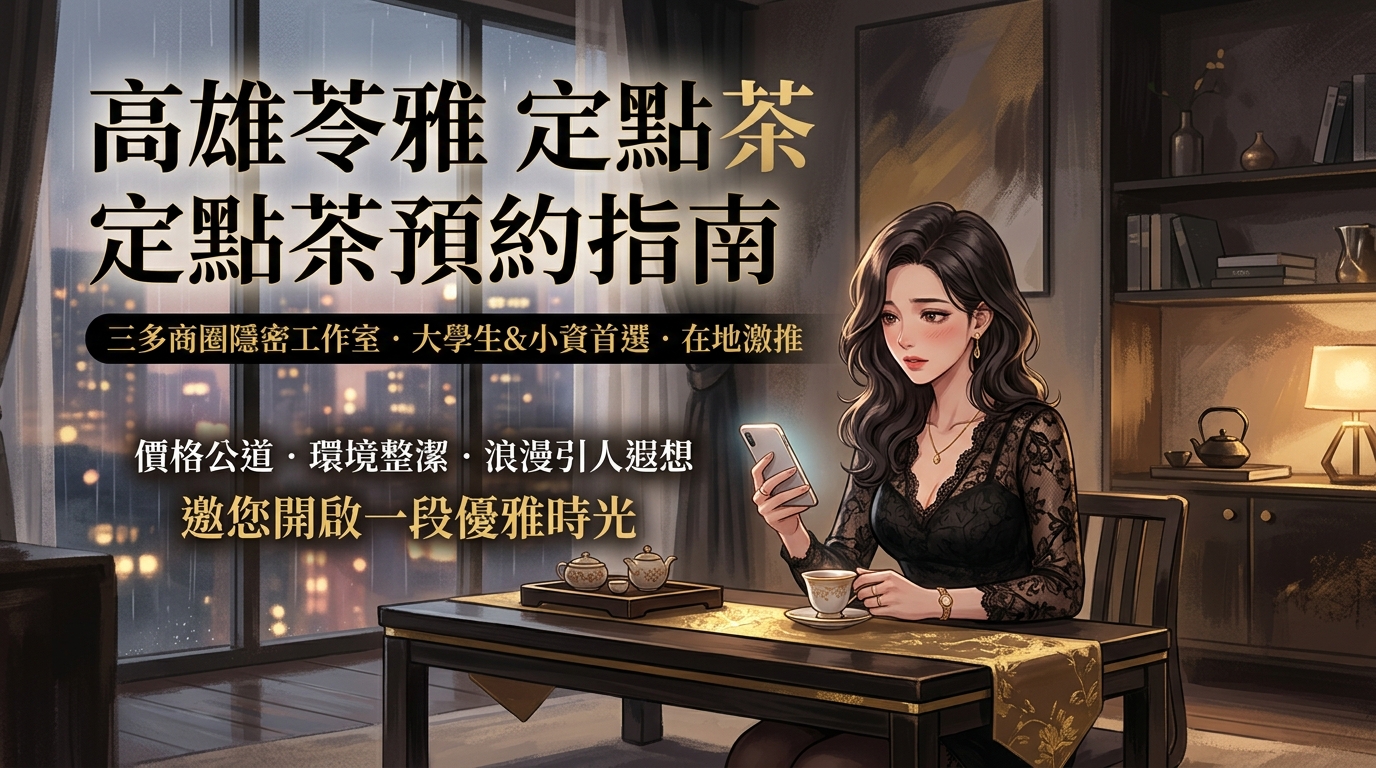 高雄市苓雅區定點茶怎麼預約？ 三多商圈隱密工作室，主打大學生與小資素人，價格公道、環境整潔，在地人激推的預約處。