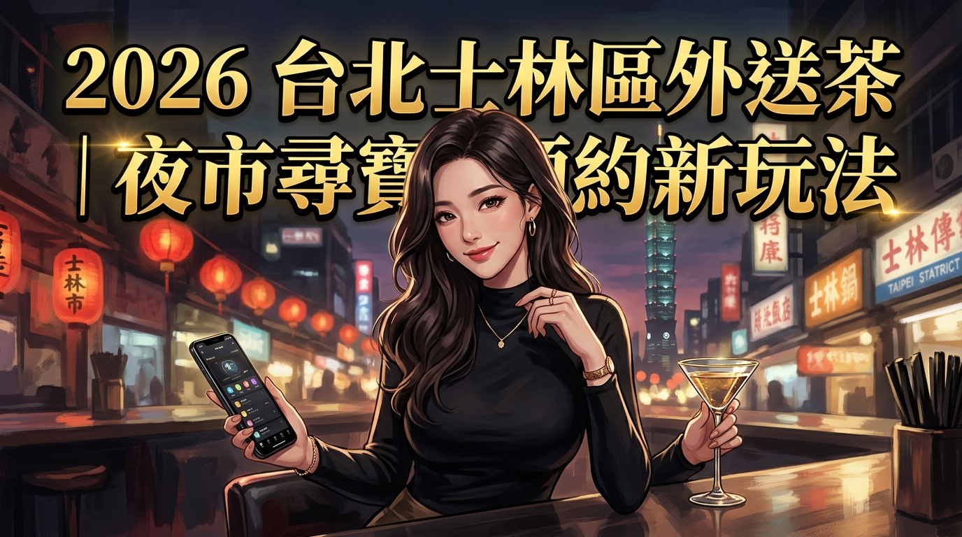 2026 台北士林區外送茶 | 夜市尋寶預約新玩法