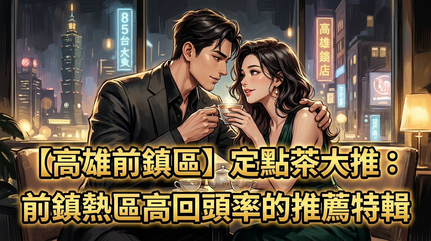 【高雄前鎮區】定點茶大推：前鎮熱區高回頭率的推薦特輯