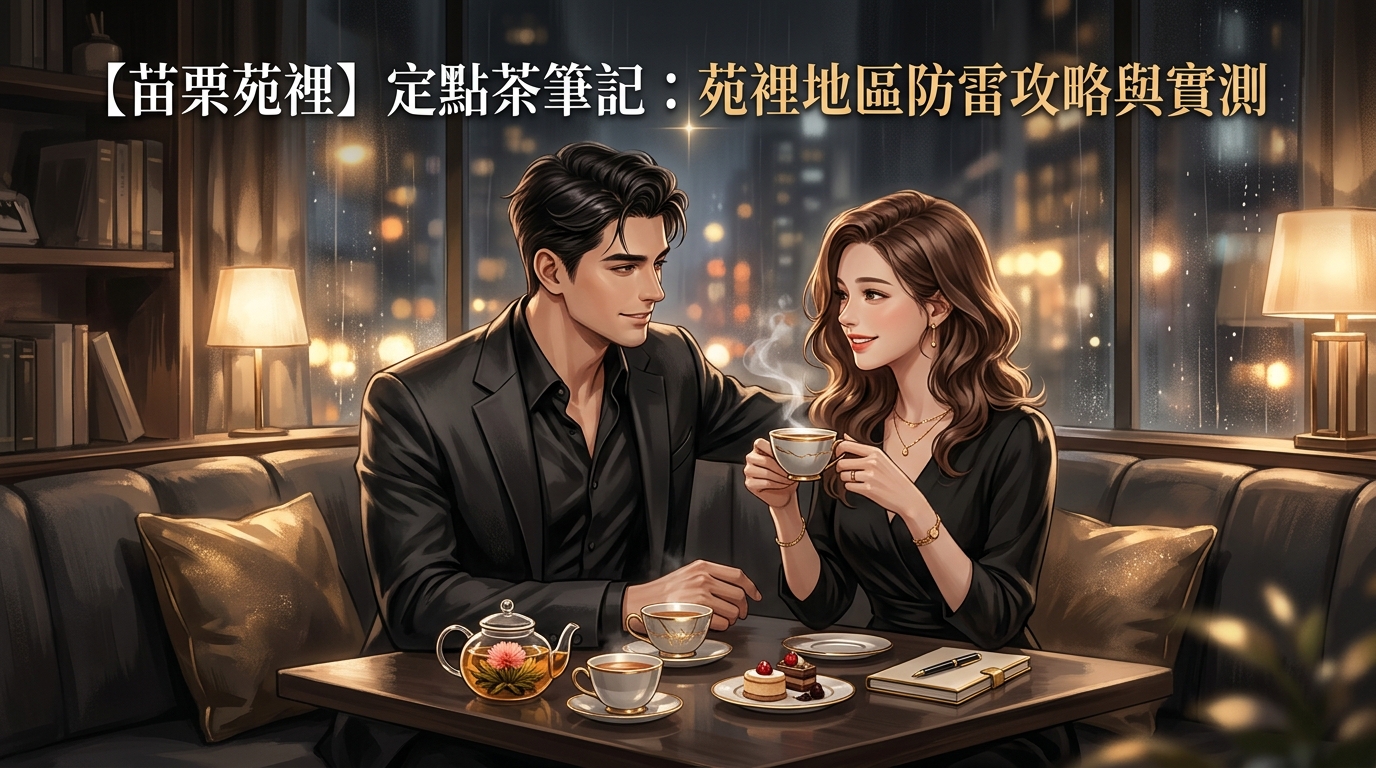 【苗栗苑裡】定點茶筆記：苑裡地區防雷攻略與實測