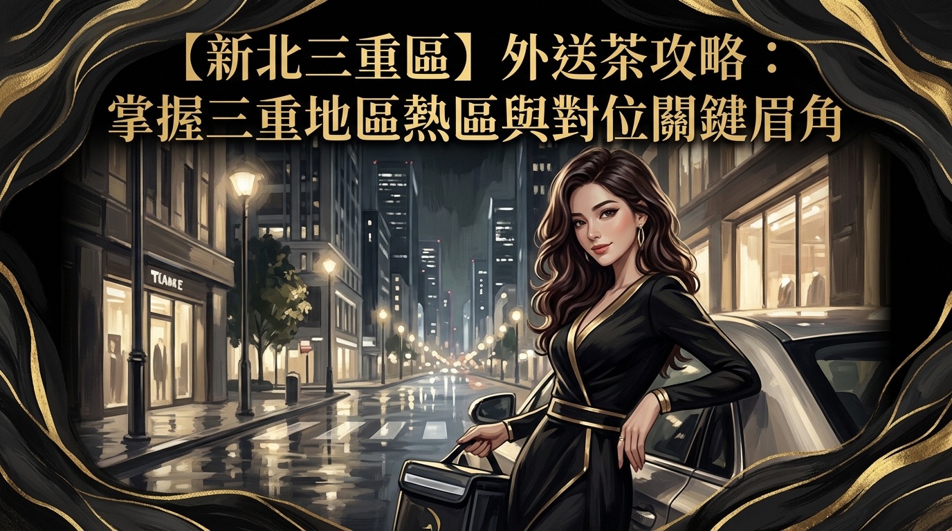 【新北三重區】外送茶攻略：掌握三重地區熱區與對位關鍵眉角