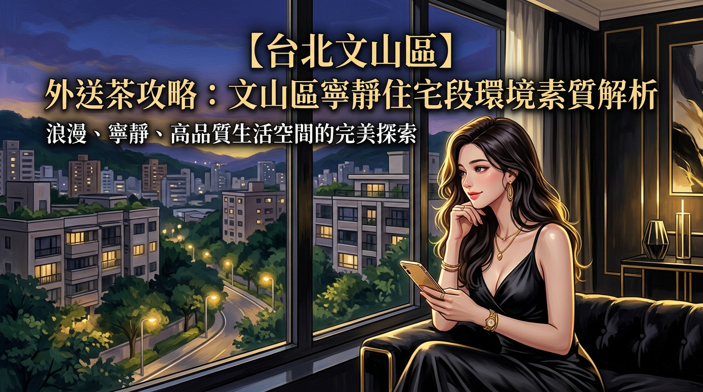 【台北文山區】外送茶攻略：文山區寧靜住宅段環境素質解析