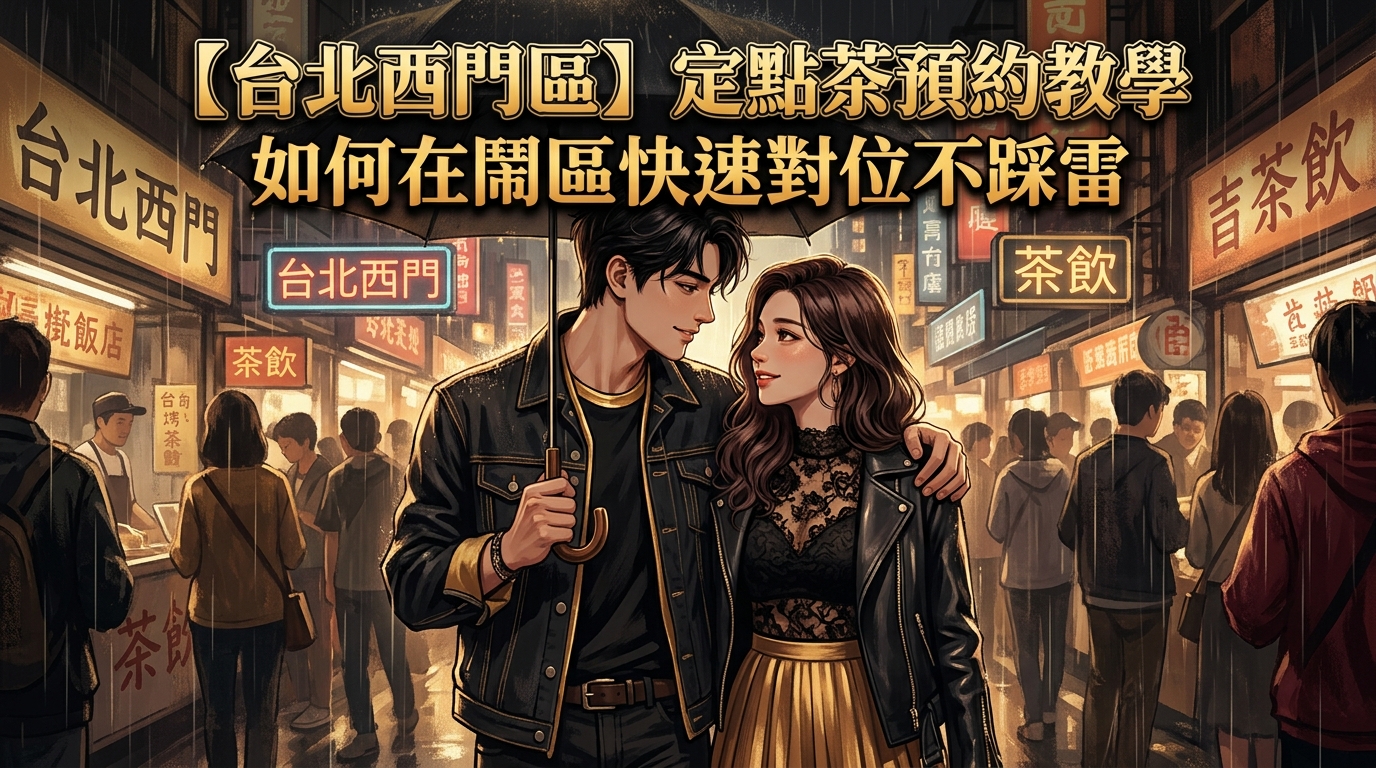 【台北西門區】定點茶預約教學：如何在鬧區快速對位不踩雷
