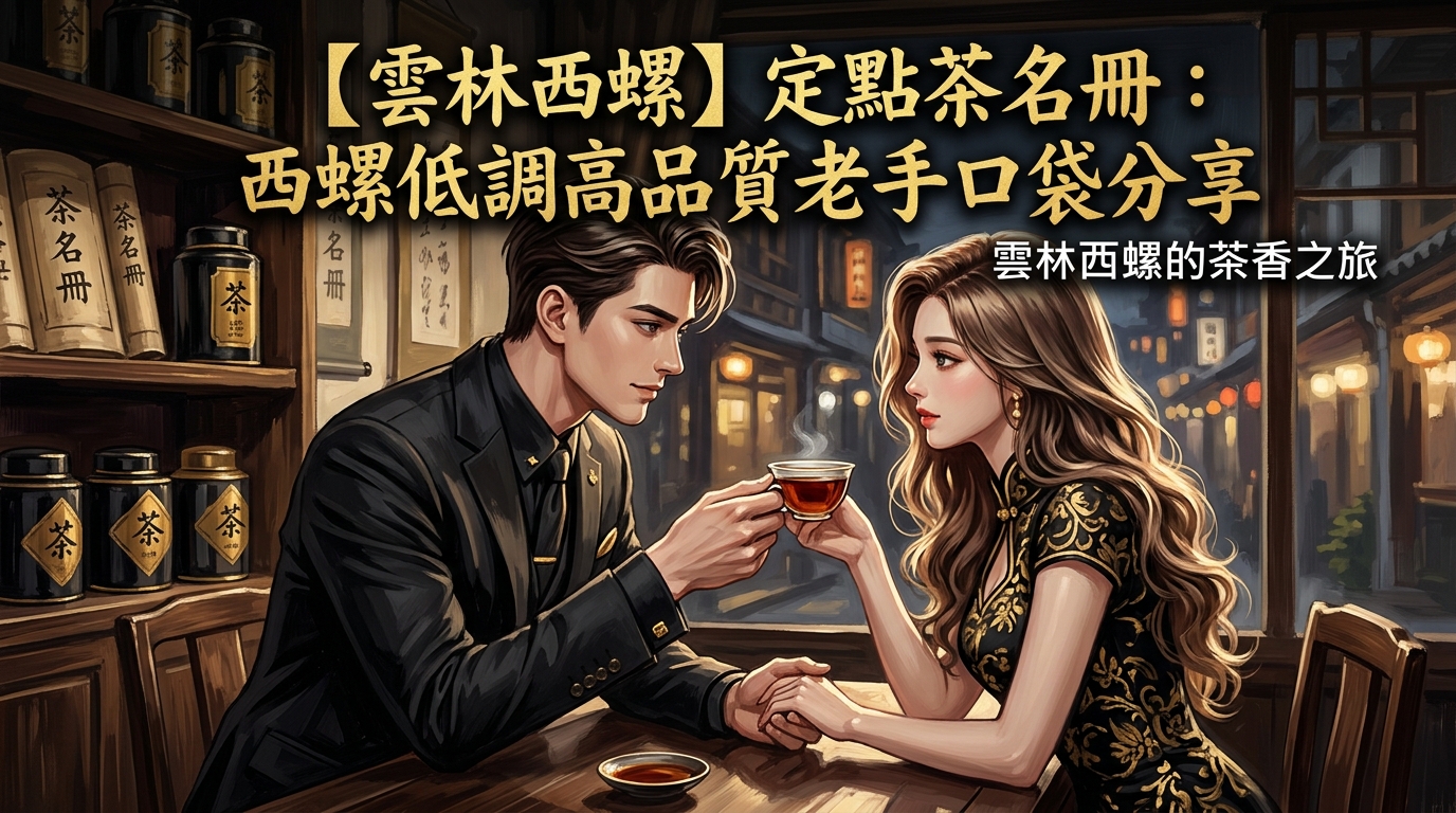 【雲林西螺】定點茶名冊：西螺低調高品質老手口袋分享