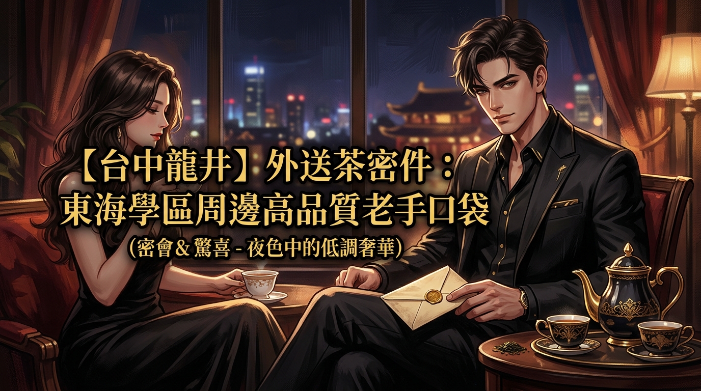 【台中龍井】外送茶密件：東海學區周邊高品質老手口袋