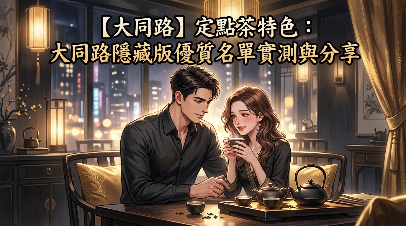 【大同路】定點茶特色：大同路隱藏版優質名單實測與分享
