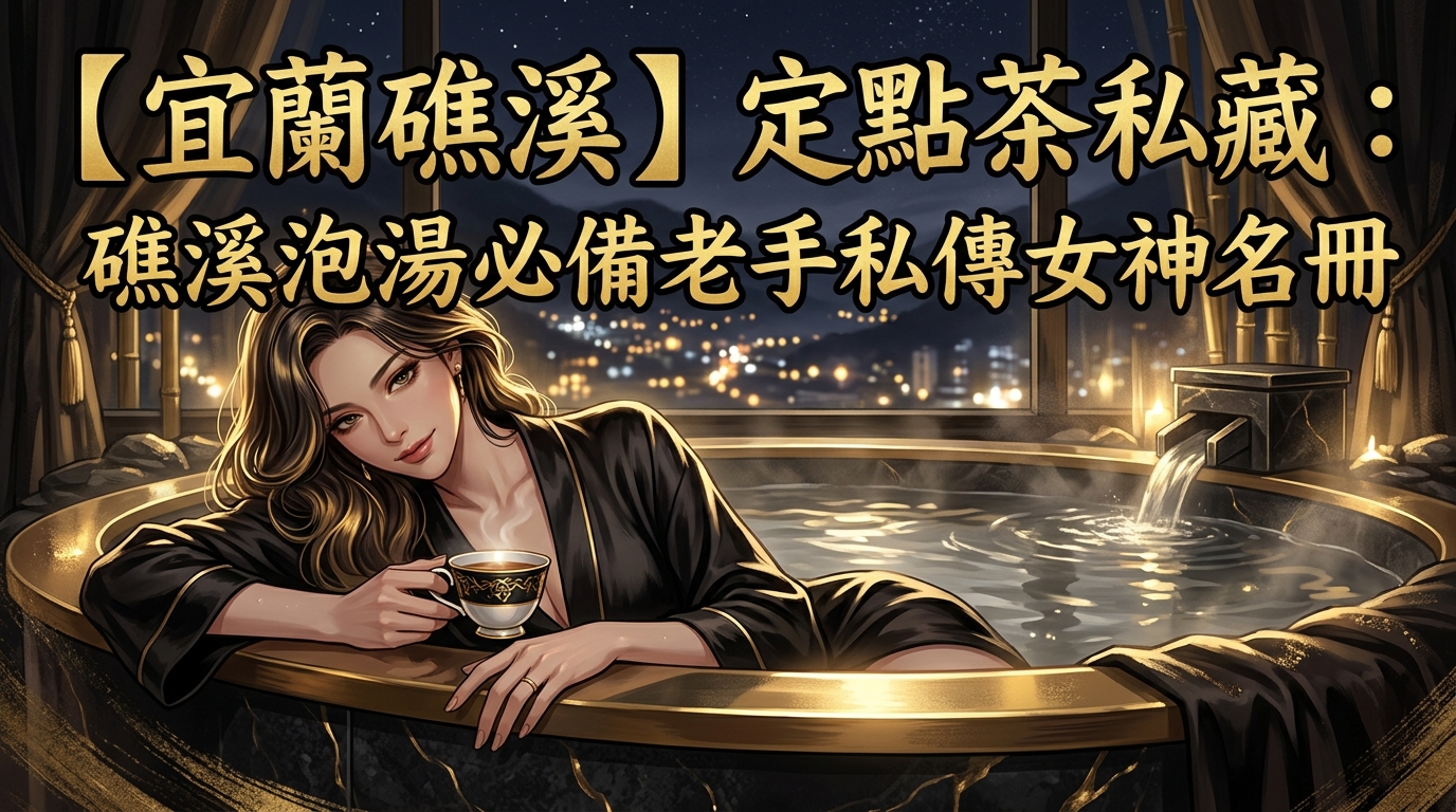 【宜蘭礁溪】定點茶私藏：礁溪泡湯必備老手私傳女神名冊