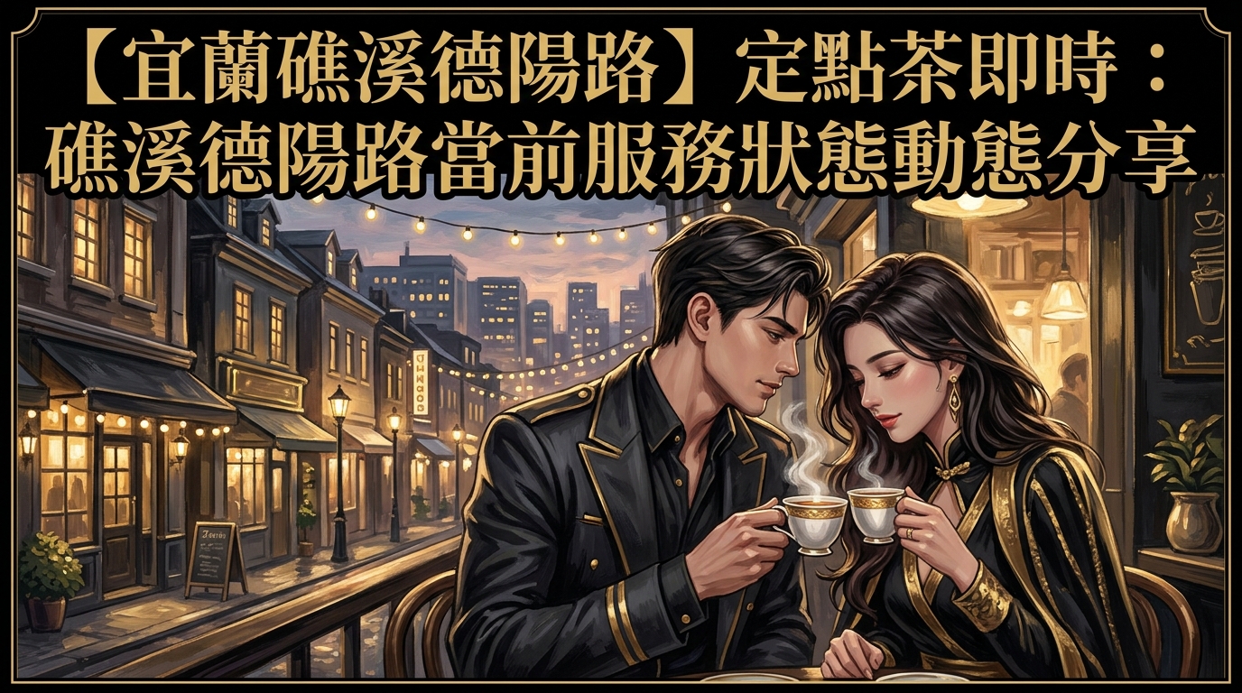 【宜蘭礁溪德陽路】定點茶即時：礁溪德陽路當前服務狀態動態分享