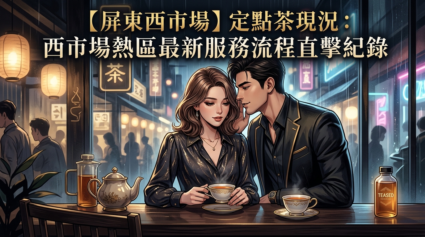 【屏東西市場】定點茶現況:西市場熱區最新服務流程直擊紀錄