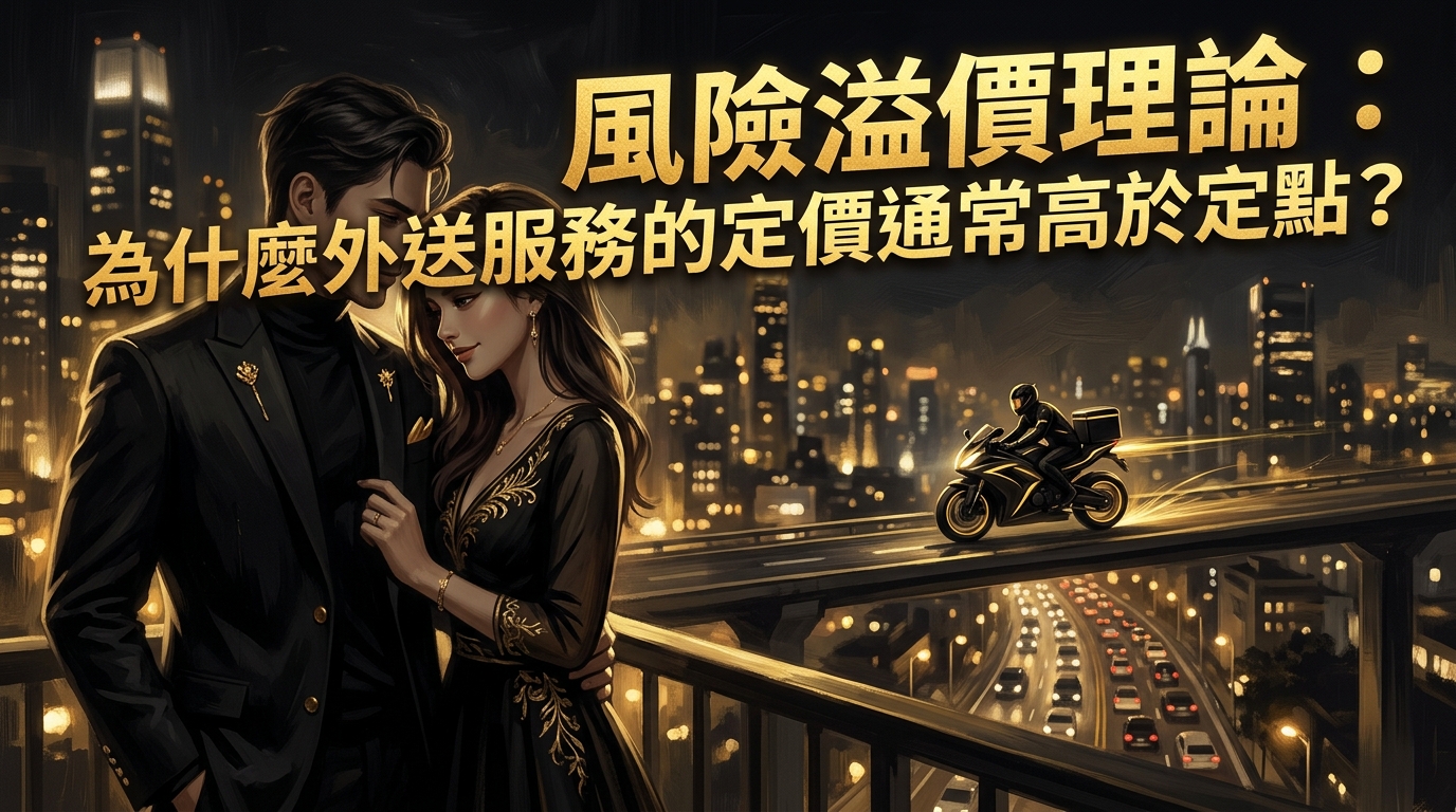 風險溢價理論: 為什麼外送服務的定價通常高於定點?