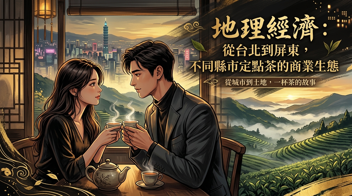 地理經濟: 從台北到屏東,不同縣市定點茶的商業生態